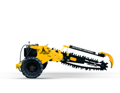 Trencher for precise excavation in utility installations